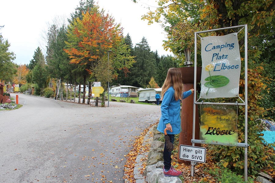 Eingang Campingplatz Elbsee