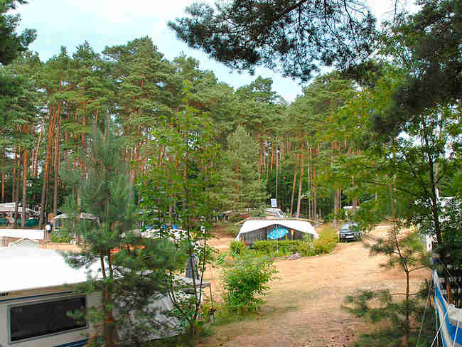 Campingplatz am großen Pälitzsee