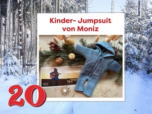 Camping-Adventskalender Türchen 20 mit Outdoor-Kinder-Jumpsuit