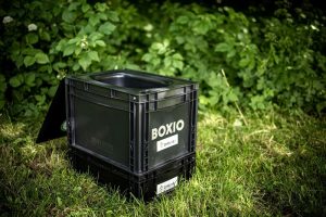 Camping-Trenntoilette Boxio mit Sitzerhöhung
