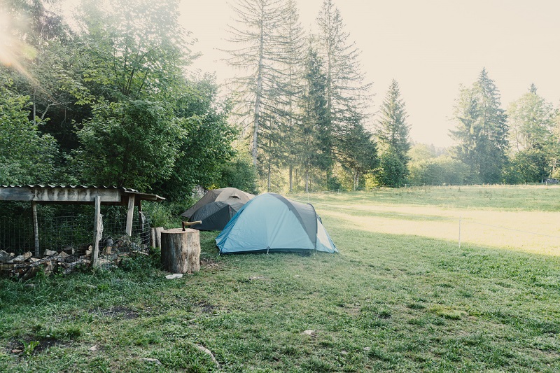 Camping in der Schweiz: Zeltstellplätze River Camp