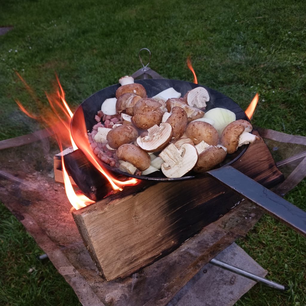 Kochen auf dem Feuer