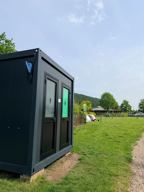 Überland Vlotho Campingplatz Zeltwiese mit Sanitär